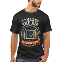 Ik rook de lucht Retro introvert humor badge