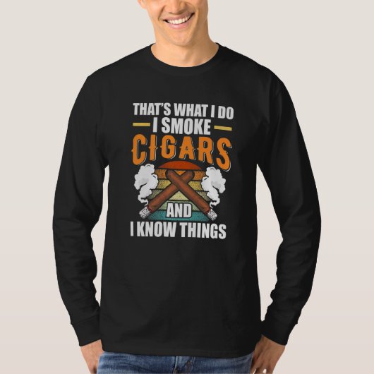 Ik rook sigaren t-shirt (Voorkant)