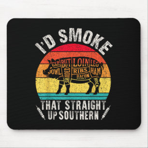 Ik rookte die retro BBQ T vlees roker G grill pa Muismat