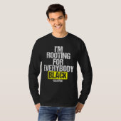 IK ROOTEER VOOR IEDEREEN ZWARTE BLACK Power T-shirt (Voorkant volledig)