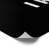 Ik Ruff je Funny Dog Pun Dark BG Poster (Hoek)