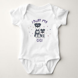 Ik Ruff My Gigi - Cute Puppy Dogs Romper