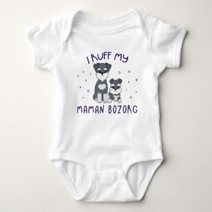 Ik Ruff My Maman Bozorg - Cute Puppy Dogs Romper