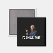 Ik ruik dat anti-Biden pro Trump voor president Magneet (Voorkant / Achterkant)