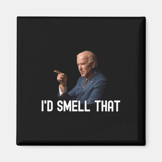 Ik ruik dat anti-Biden pro Trump voor president Magneet (Voorkant)