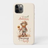 Ik ruik de herfst - Rustic Scarecrow & Sunflower Case-Mate iPhone Case (Achterkant)