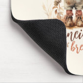 Ik ruik de herfst - Rustic Scarecrow & Sunflower Muismat (Hoek)