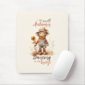 Ik ruik de herfst - Rustic Scarecrow & Sunflower Muismat (Met muis)