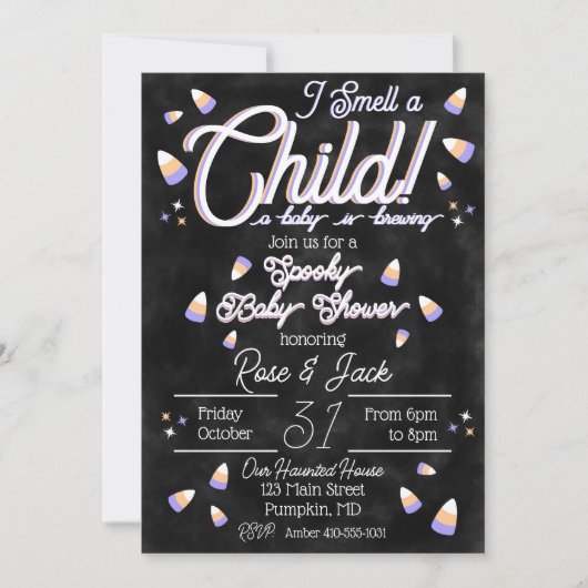 Ik ruik een kind kaart (Voorkant)