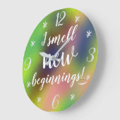 Ik ruik een nieuw begin... een smakelijk citaat kl grote klok (Hoek)