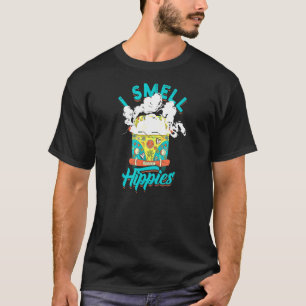 Ik ruik hippies en wiet t-shirt