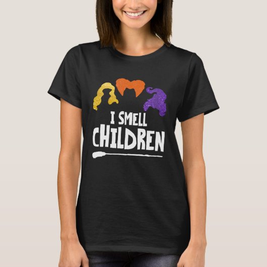 Ik ruik Kinder kinderen Halloween kostuum T-shirt (Voorkant)