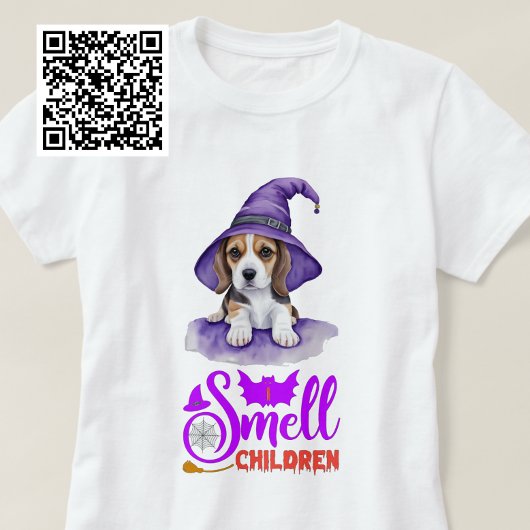 Ik ruik kinderen Beagle Witch T-shirt