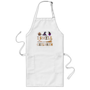 Ik Ruik Kinderen Grappig Lunch Dame Halloween Shir Lang Schort