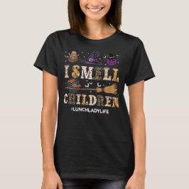 Ik Ruik Kinderen Grappig Lunchdame Halloween T-shi T-shirt
