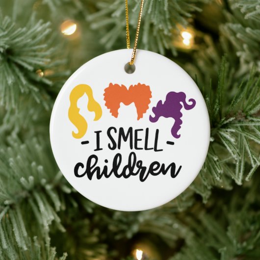 Ik ruik kinderen Sanderson Sisters Keramisch Ornament (Boom)