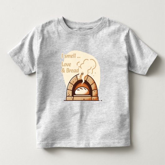 Ik ruik Liefde & Brood Kinder Shirts (Voorkant)