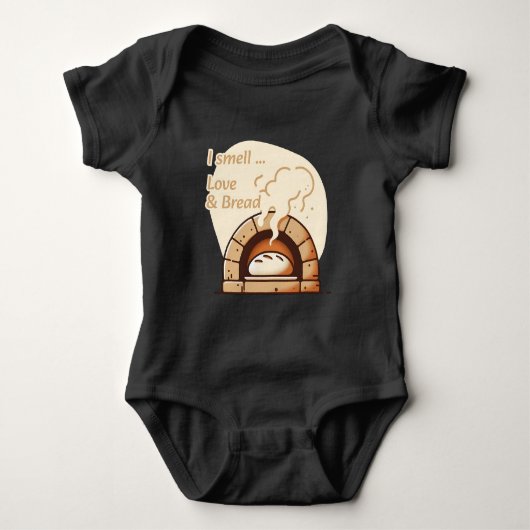 Ik ruik Liefde & Brood Romper (Voorkant)