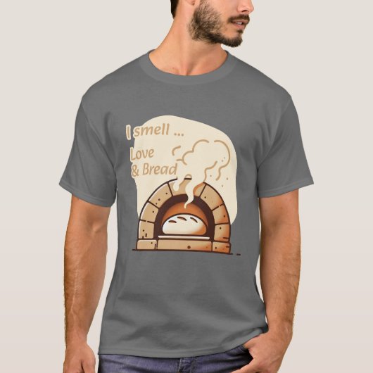 Ik ruik Liefde & Brood T-shirt (Voorkant)