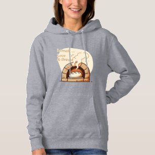 Ik ruik liefde en brood hoodie