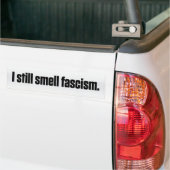 Ik ruik nog steeds fascistische Bumpersticker (Op Truck)