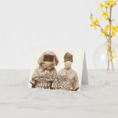 Ik ruik oude mensen - Grappige verjaardagskaart Kaart (Gele Bloem)