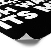 Ik ruik oude mensen Oh zijn me leuk 50ste verjaard Poster (Hoek)