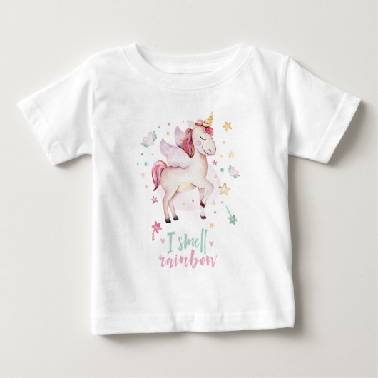 Ik ruik regenboog sprookje eenhoorn meisje (Voorkant)