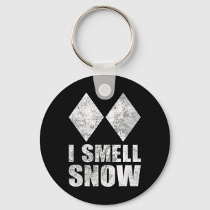Ik ruik sneeuw Skien Freestyle Moeilijk Diamond Wi Sleutelhanger