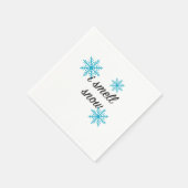Ik Ruik Sneeuwflake Motif Servet (Hoek)