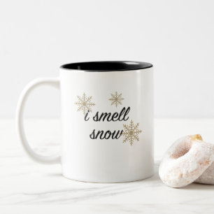 Ik ruik sneeuwvlok koffie Mok