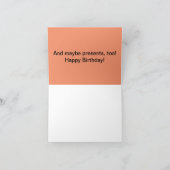 "Ik ruik taart!" Dog Nose Birthday-kaart Kaart (Binnen)