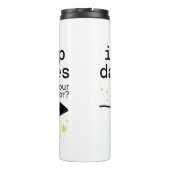 Ik ruim de puinhopen op thermosbeker (Achterkant)