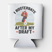 Ik rukkebek Na mijn Draft Funny Fantasy Football Blikjeskoeler (Voorkant)