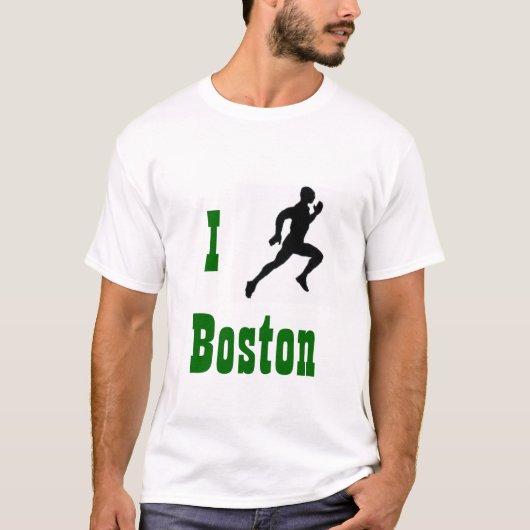Ik run Boston T-Shirt (Voorkant)