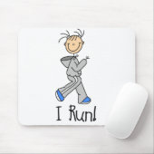 Ik run Mousepad Muismat (Met muis)