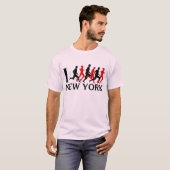 IK RUN NIEUW YORK T-SHIRT (Voorkant volledig)