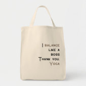 Ik saldeer als een baas, dank je Yoga, Yoga Cool Tote Bag (Voorkant)
