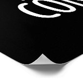 Ik sap kan niet concentreren Schattigee Oranje woo Poster (Hoek)