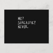 Ik sarcasic nooit briefkaart (Voorkant)