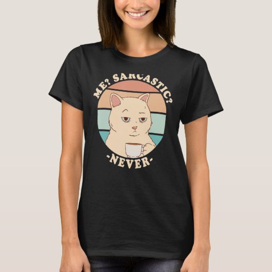 Ik Sarcastisch Nooit 20 T-shirt (Voorkant)