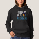 Ik schaak op Dreidel Funny Jewish Game Holiday Gif Hoodie<br><div class="desc">chanukah,  menorah,  hanukkah,  dreidel,  jewish,  Chrismukkah,  vakantie,  latkes,  kerstmis, </div>