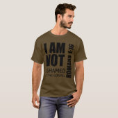 Ik schaam me niet voor het evangelie t-shirt (Voorkant volledig)