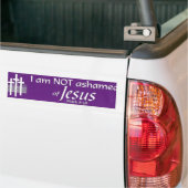 Ik schaam me niet voor Jezus Bumpersticker (Op Truck)