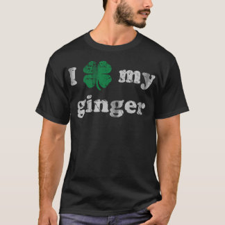 Ik schaam mijn gember St Patrick's Day Fit T-shirt