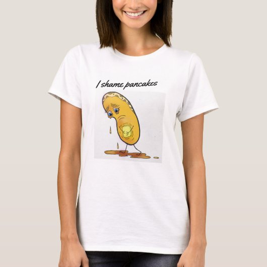 Ik schaam pannenshirt t-shirt (Voorkant)