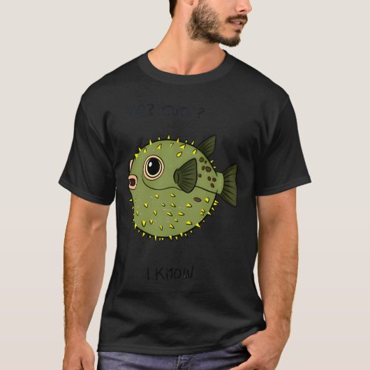 Ik? Schattig? Ik weet het – Grappige Kogelvis Funn T-shirt (Voorkant)