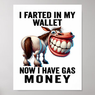 Ik scheef in mijn portemonnee nu heb ik gasgeld gr poster