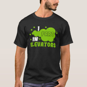 Ik scheet in Liften Operator Lift Engineer Ver T-shirt