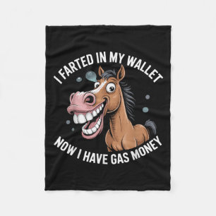 Ik scheet in mijn portemonnee nu heb ik gas geld fleece deken